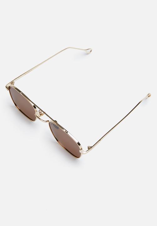 Superbalist - Scene sunglasses - gold & brown