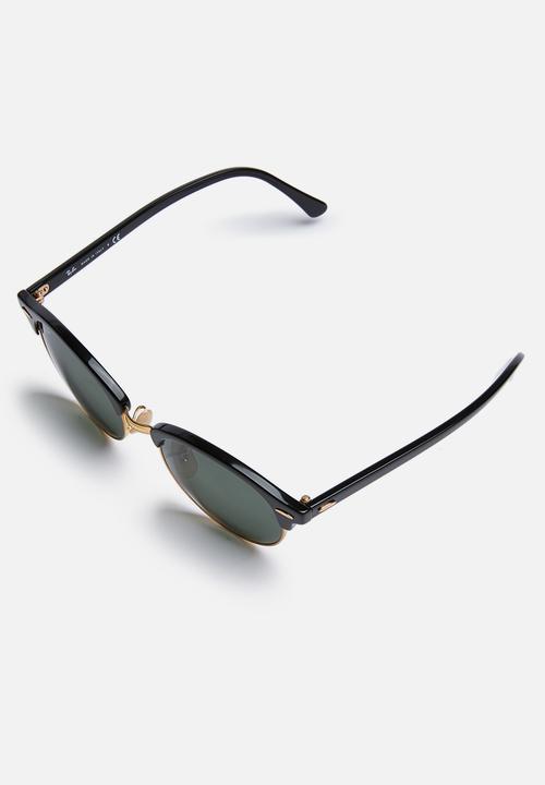 Ray-Ban - Clubround sunglasses  51mm - black & green