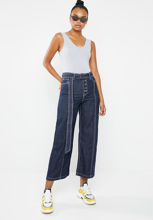Superbalist - 2 Pack scoop neck bodysuit - grey & white 