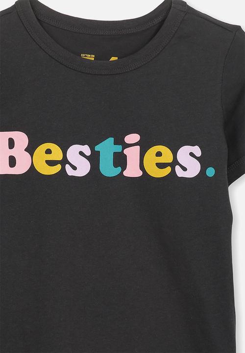 Cotton On - Penelope short sleeve tee - black 