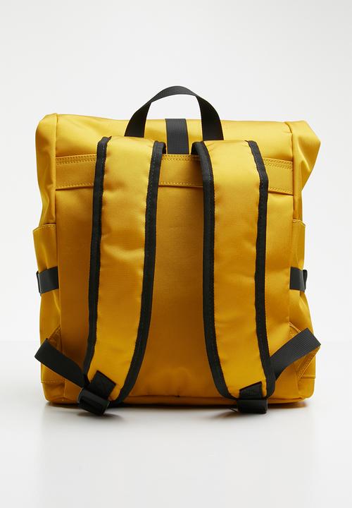 Superbalist - Roll up backpack - yellow 