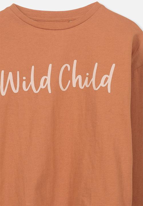 Cotton On - Penelope long sleeve tee - orange 