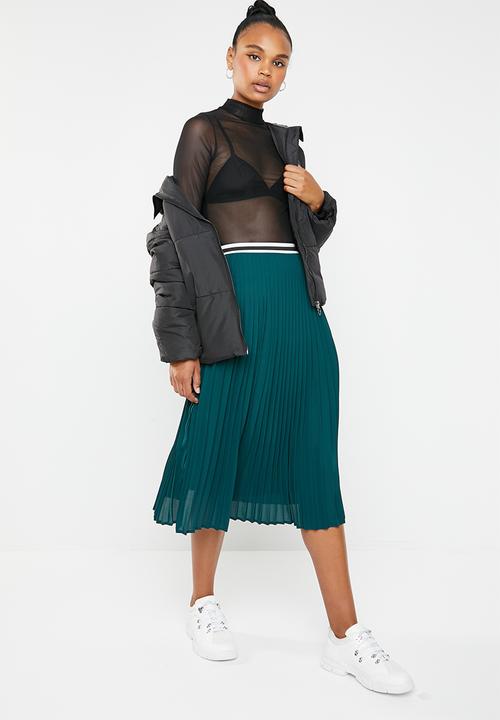 Superbalist - Pleated skirt - green