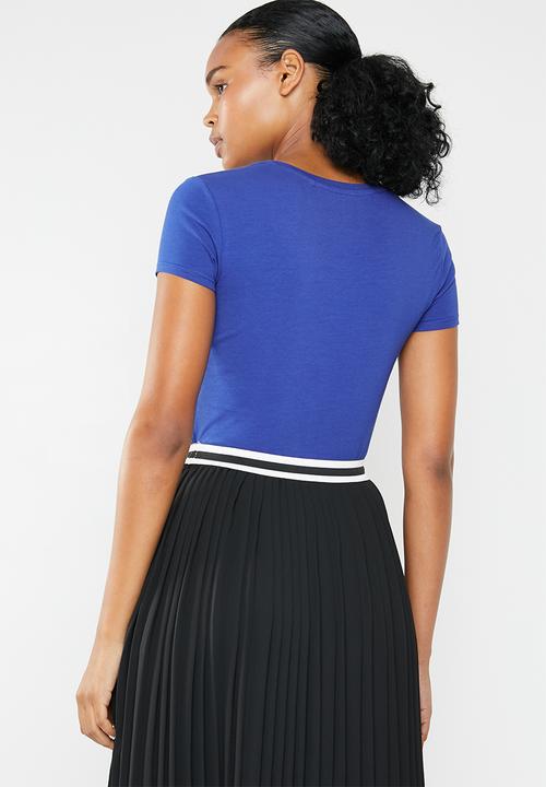 GUESS - Retro glitter R3 tee - blue