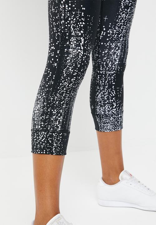 Reebok - Os lux 3/4 tights - black & white 