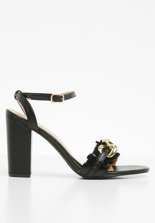 Superbalist - Lily ankle strap heel - black
