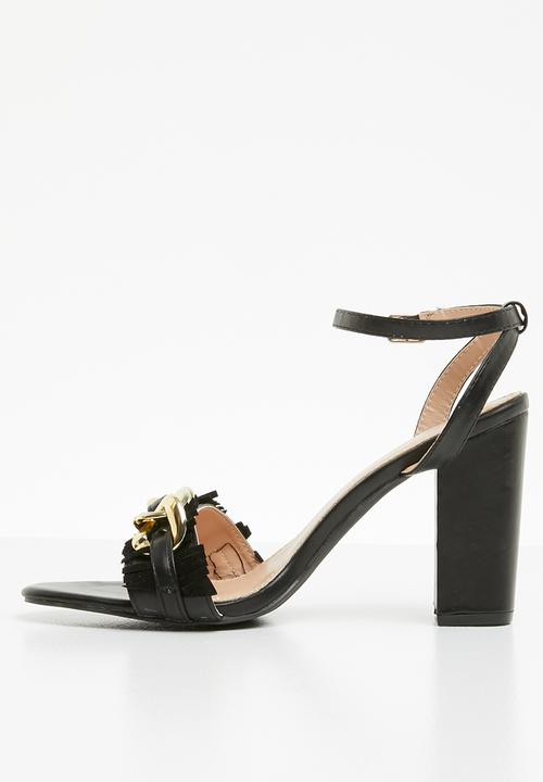 Superbalist - Lily ankle strap heel - black