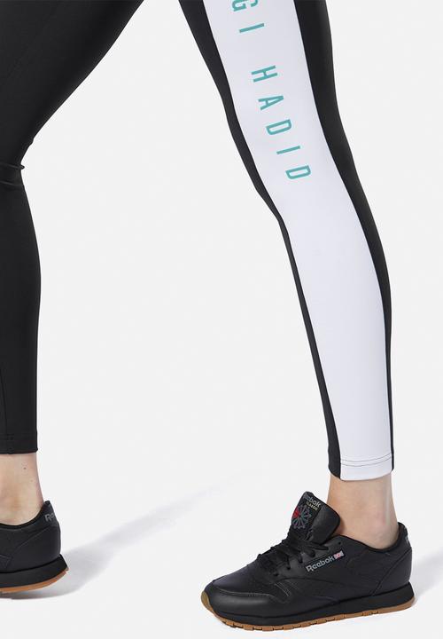 Reebok Classic - Gigi Hadid x Reebok legging - black & white