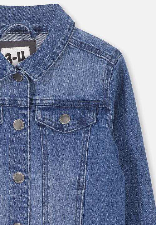 Cotton On - Daisy denim jacket - blue 