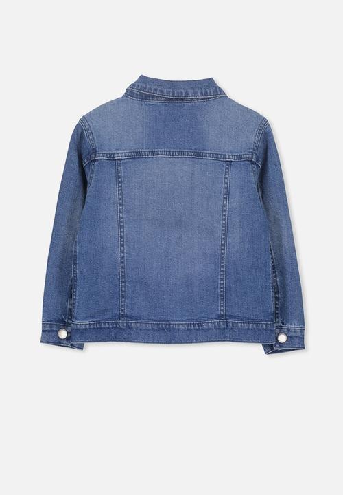 Cotton On - Daisy denim jacket - blue 
