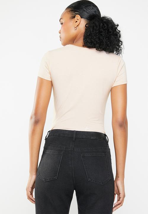 GUESS - Short sleeve eagle tee - pink