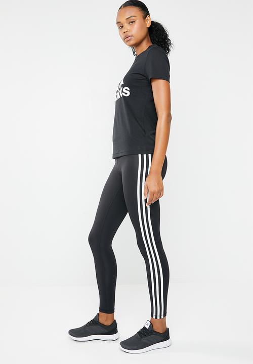 adidas Performance - 3 Stripes training tights - black
