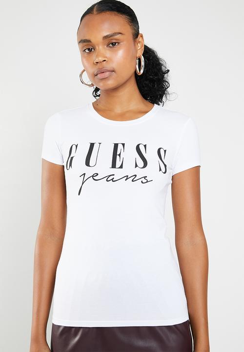 GUESS - Short sleeve classics tee - white