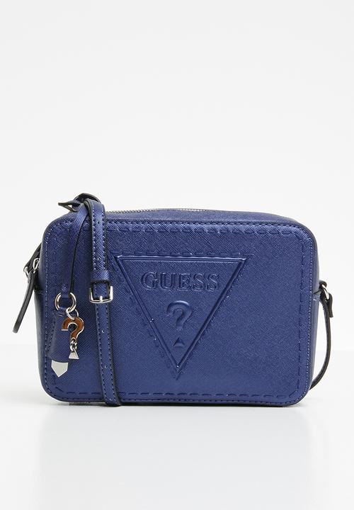 guess blue bags