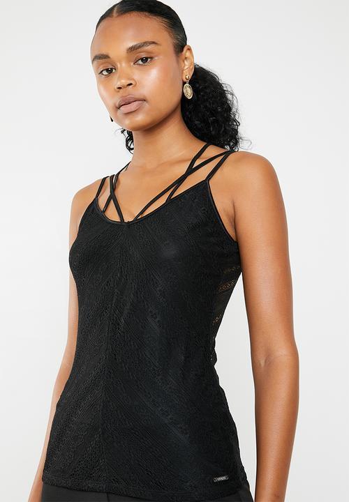 GUESS - Nadine lace top - black