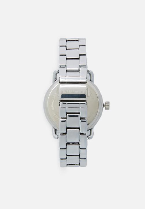 Superbalist - Noah chain strap watch - silver