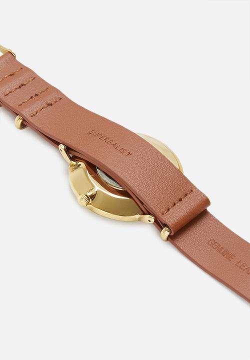 Superbalist - Charlie leather watch - brown
