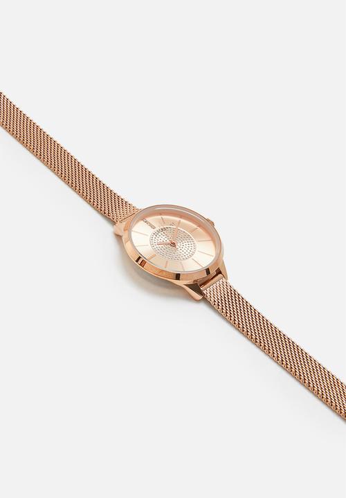 Superbalist - Cara mesh watch - rose gold