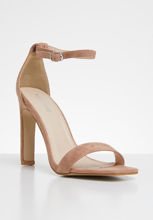 Public Desire - Crown barely there heel - pink