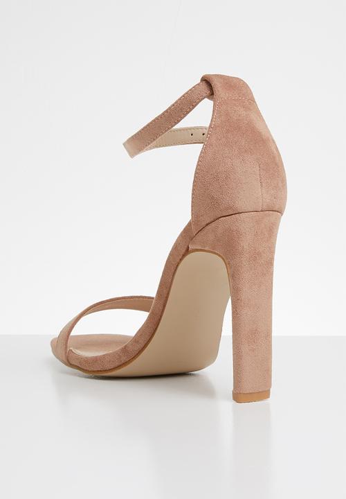 Public Desire - Crown barely there heel - pink