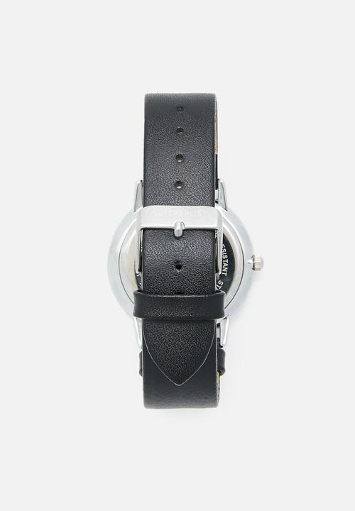 Superbalist - Becky leather watch - black