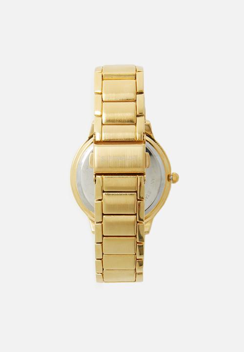 Superbalist - Alan chain strap watch - gold & blue