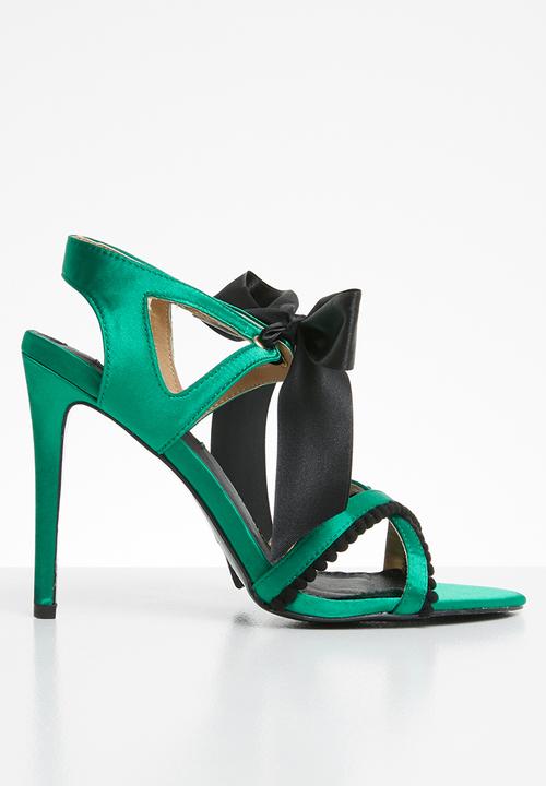 MHNY by Madison - Brittany heel - green & black 