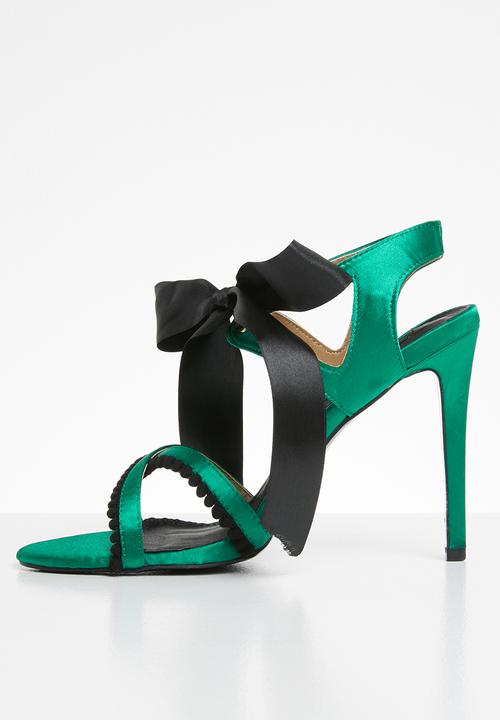 MHNY by Madison - Brittany heel - green & black 