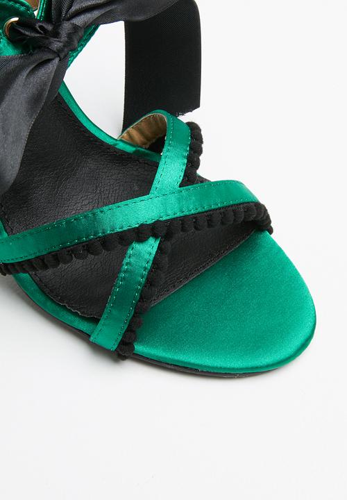 MHNY by Madison - Brittany heel - green & black 