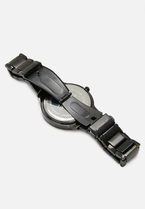 Superbalist - Alan chain strap watch - black