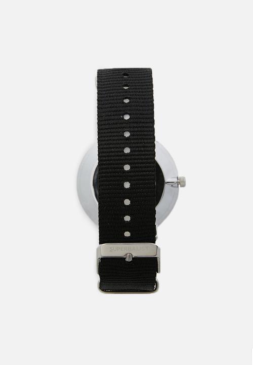 Superbalist - Brett nylon strap watch - black