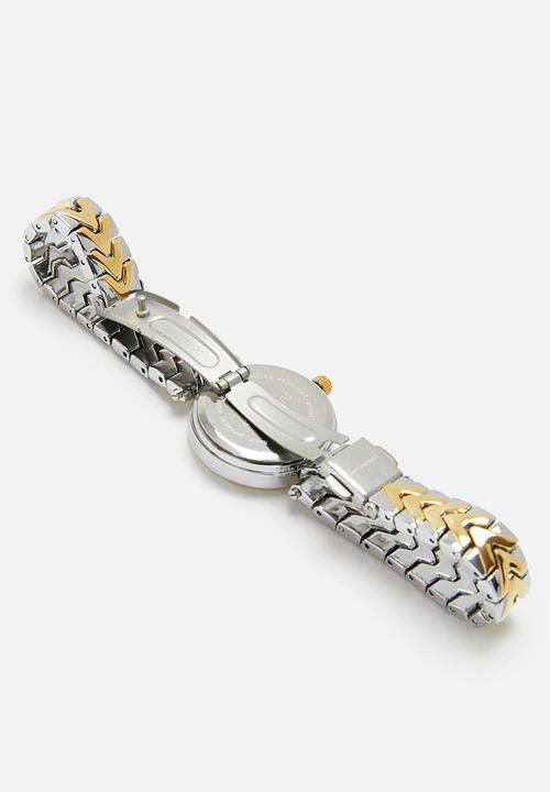Superbalist - Maya two-tone watch - gold & silver