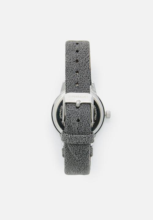 Superbalist - Chrissy marbled leather strap - grey & silver