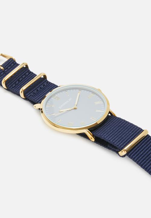 Superbalist - Brett nylon strap watch - navy