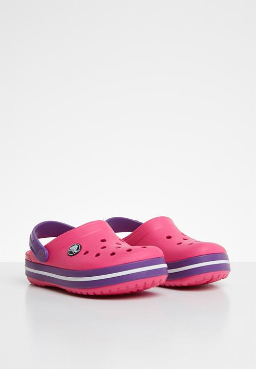 Crocs - Kids croc band clog - pink & purple