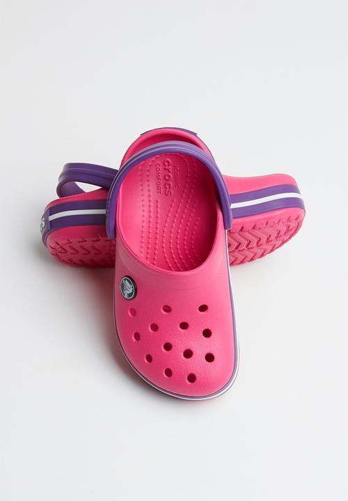 Crocs - Kids croc band clog - pink & purple