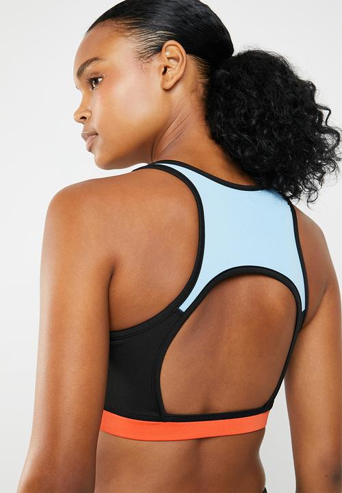 South Beach  - Colourblock open back detail support top - multi
