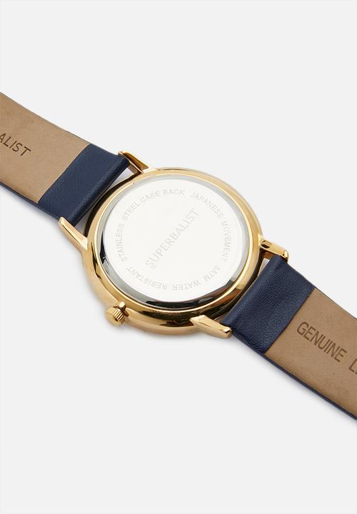 Superbalist - Becky leather watch - navy