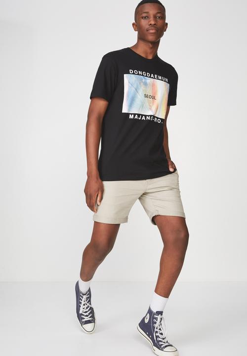 Cotton On - Seoul Tbar tee - black
