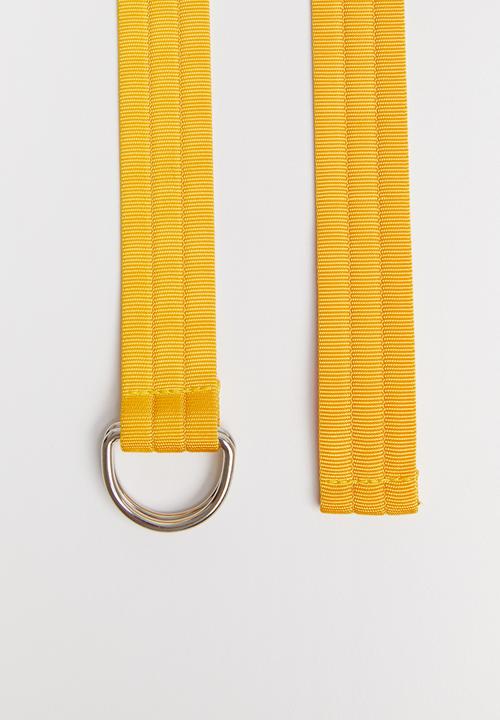 Superbalist - Keegan canvas belt - yellow
