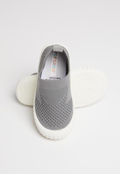 Pop Candy - Knitted slip on - grey