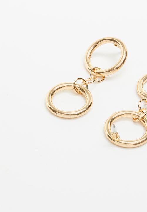ByCARA - Double circle drops - bronze