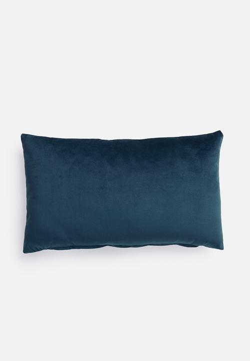Hertex Haus - Ribbon trim cushion cover - blue