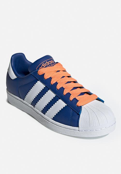 adidas Originals - Superstar - collegiate royal/white/easy orange