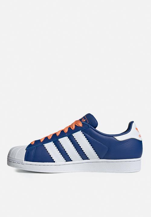 adidas Originals - Superstar - collegiate royal/white/easy orange