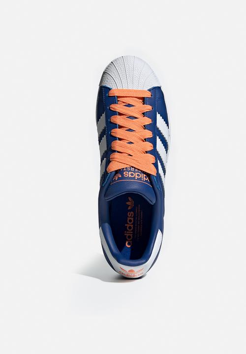 adidas Originals - Superstar - collegiate royal/white/easy orange