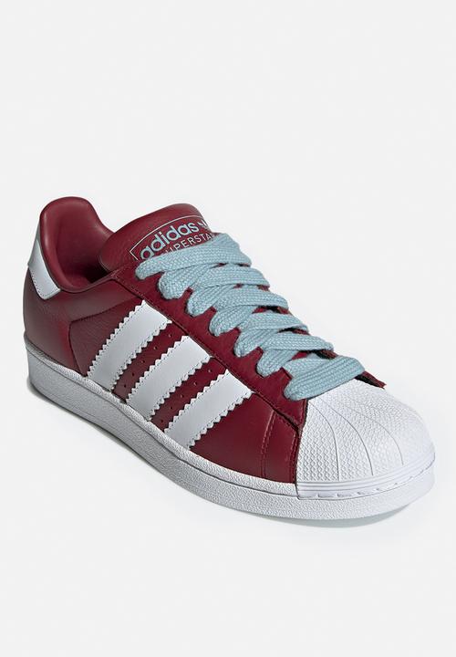 adidas Originals - Superstar - collegiate burgundy/white/ash grey