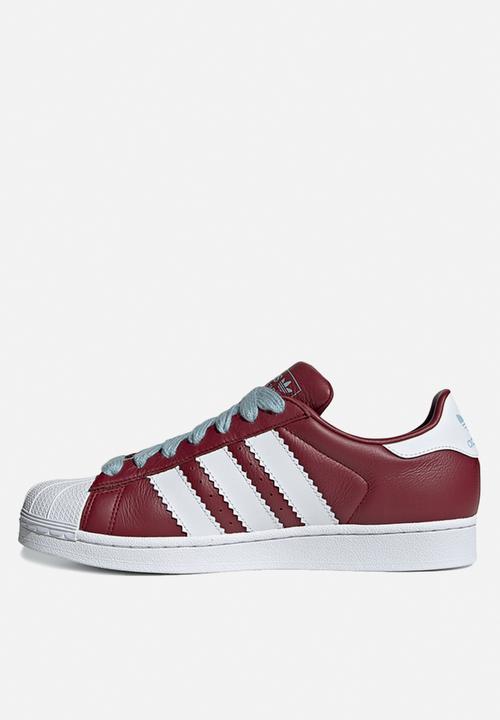 adidas Originals - Superstar - collegiate burgundy/white/ash grey