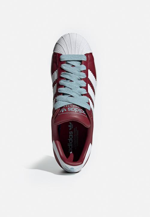 adidas Originals - Superstar - collegiate burgundy/white/ash grey