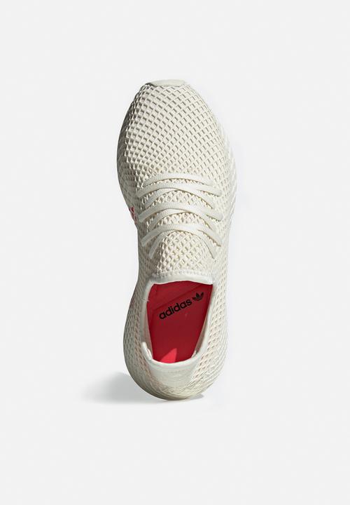 adidas Originals - Deerupt Runner - off white/shock red